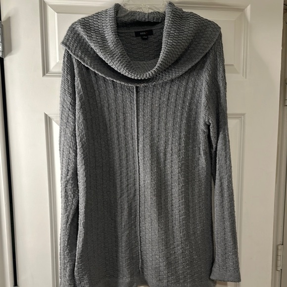 Intro Sz Large Gray Cowl Neck Sweater - Picture 2 of 7